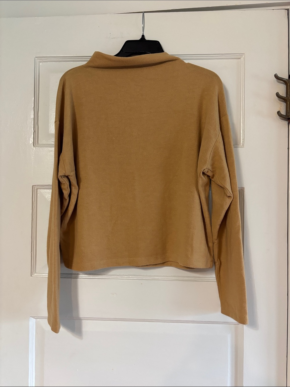 LOFT Camel Cowl Neck Sweater